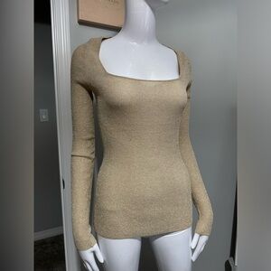 RD Style Long sleeve gold shirt